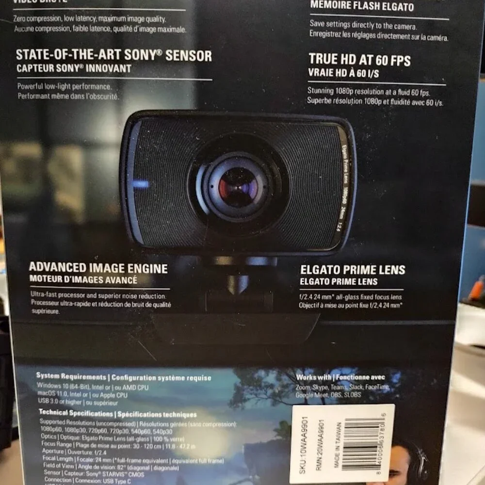 Elgato Facecam - 1080p60 True Full HD Webcam